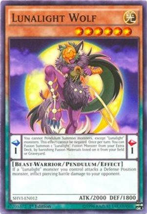 Lunalight Wolf (SHVI-EN012) - Shining Victories Unlimited