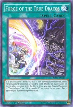 Forge of the True Dracos - SHVI-EN061 - Shining Victories 1st Edition