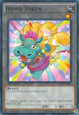 Token: Hippo (Blue) (YS16-ENT03) - Starter Deck: Yuya 1st Edition