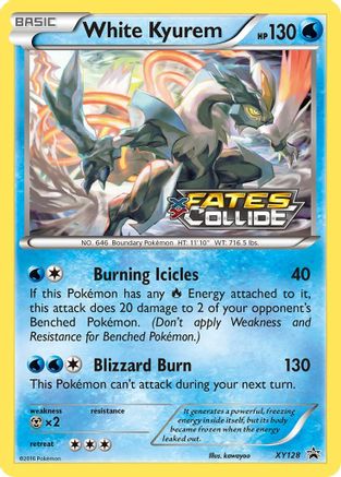 White Kyurem XY128/211 - XY Black Star Promos Holofoil