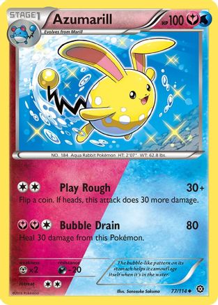 Azumarill 77/114 - Steam Siege