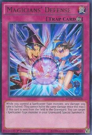 Magicians' Defense (MVP1-EN028) - The Dark Side of Dimensions Movie Pack 1st Edition