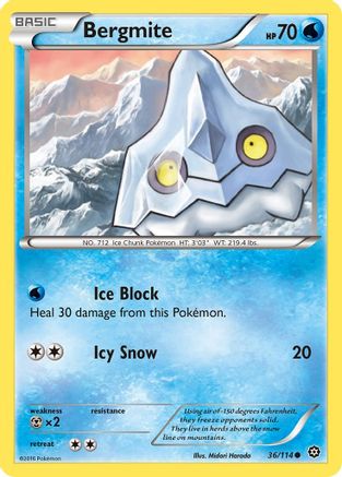 Bergmite 36/114 - XY  Steam Siege