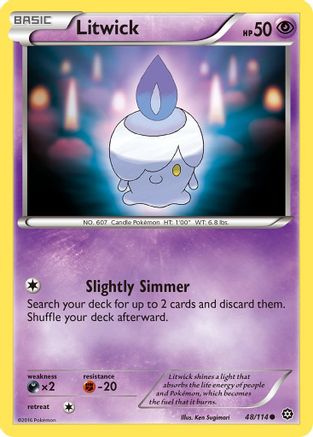 Litwick 48/114 - XY  Steam Siege
