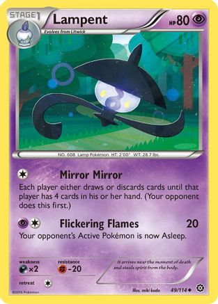 Lampent 49/114 - Steam Siege Reverse Holofoil