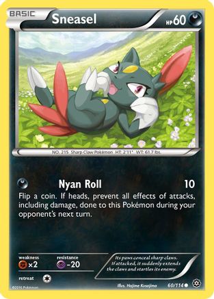 Sneasel 60/114 - Steam Siege Reverse Holofoil