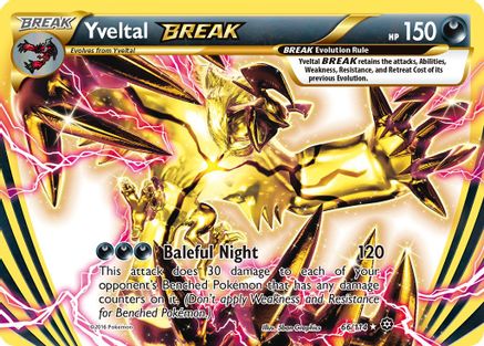 Yveltal BREAK 66/114 - XY  Steam Siege Holofoil