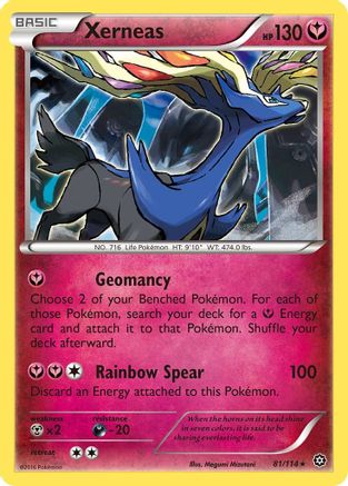 Xerneas 81/114 - XY  Steam Siege Holofoil