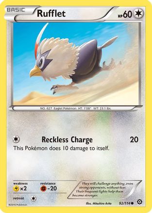 Rufflet 92/114 - XY  Steam Siege