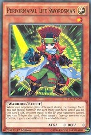 Performapal Life Swordsman (TDIL-EN008) - The Dark Illusion 1st Edition