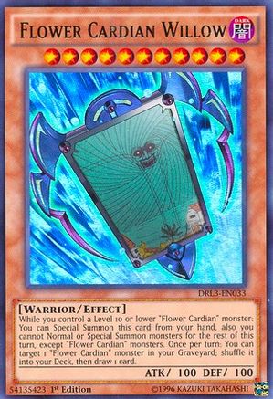 Flower Cardian Willow (DRL3-EN033) - Dragons of Legend: Unleashed 1st Edition