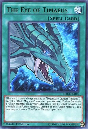 The Eye of Timaeus (DRL3-EN045) - Dragons of Legend: Unleashed 1st Edition