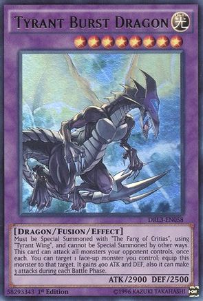 Tyrant Burst Dragon (DRL3-EN058) - Dragons of Legend: Unleashed 1st Edition