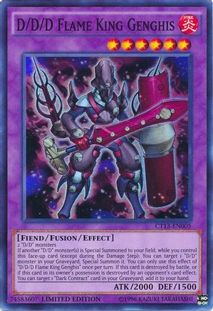 D/D/D Flame King Genghis (CT13-EN005) - 2016 Mega-Tins Limited