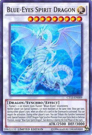 Blue-Eyes Spirit Dragon (CT13-EN009) - 2016 Mega-Tins Limited