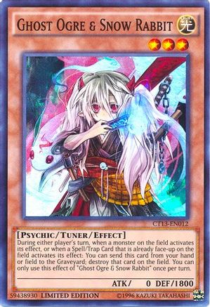 Ghost Ogre & Snow Rabbit (CT13-EN012) - 2016 Mega-Tins Limited