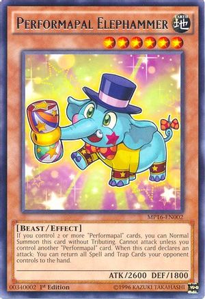 Performapal Elephammer (MP16-EN002) - 2016 Mega-Tins Mega Pack Unlimited