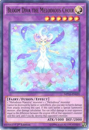 Bloom Diva the Melodious Choir (MP16-EN020) - 2016 Mega-Tins Mega Pack 1st Edition