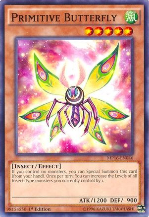 Primitive Butterfly (MP16-EN046) - 2016 Mega-Tins Mega Pack 1st Edition