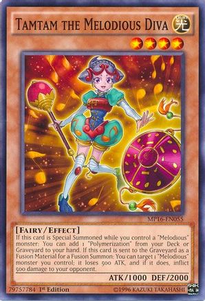 Tamtam the Melodious Diva (MP16-EN055) - 2016 Mega-Tins Mega Pack 1st Edition