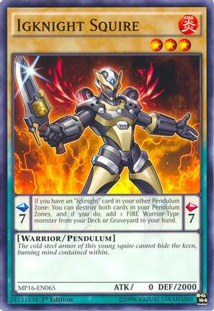 Igknight Squire (MP16-EN065) - 2016 Mega-Tins Mega Pack Unlimited