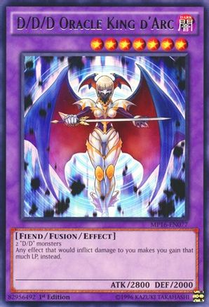 D/D/D Oracle King d'Arc (MP16-EN077) - 2016 Mega-Tins Mega Pack 1st Edition