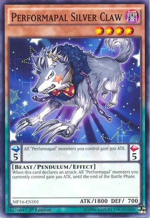 Performapal Silver Claw (MP16-EN101) - 2016 Mega-Tins Mega Pack Unlimited