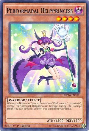 Performapal Helpprincess (MP16-EN107) - 2016 Mega-Tins Mega Pack 1st Edition