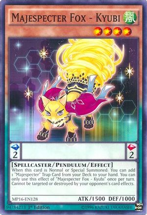 Majespecter Fox - Kyubi (MP16-EN128) - 2016 Mega-Tins Mega Pack Unlimited