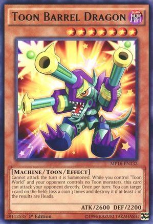 Toon Barrel Dragon (MP16-EN132) - 2016 Mega-Tins Mega Pack 1st Edition