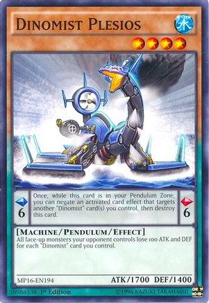 Dinomist Plesios (MP16-EN194) - 2016 Mega-Tins Mega Pack Unlimited