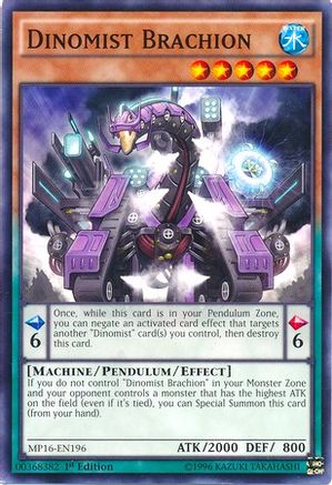 Dinomist Brachion (MP16-EN196) - 2016 Mega-Tins Mega Pack Unlimited