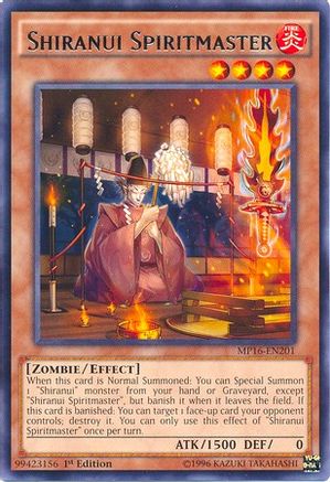 Shiranui Spiritmaster (MP16-EN201) - 2016 Mega-Tins Mega Pack 1st Edition