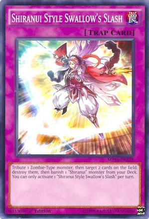 Shiranui Style Swallow's Slash (MP16-EN228) - 2016 Mega-Tins Mega Pack 1st Edition