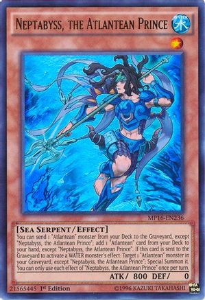 Neptabyss, the Atlantean Prince (MP16-EN236) - 2016 Mega-Tins Mega Pack 1st Edition