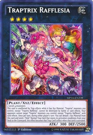 Traptrix Rafflesia (MP16-EN239) - 2016 Mega-Tins Mega Pack 1st Edition