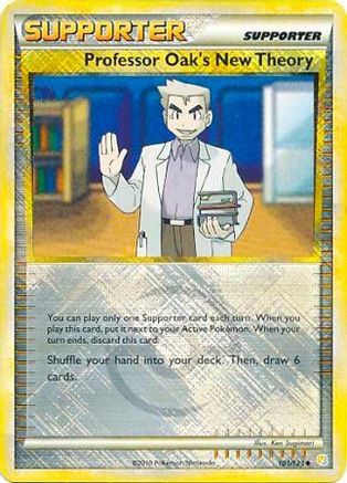 Professor Oak's New Theory - 101/123 (League Promo) 101 - League & Championship Cards Reverse Holofoil