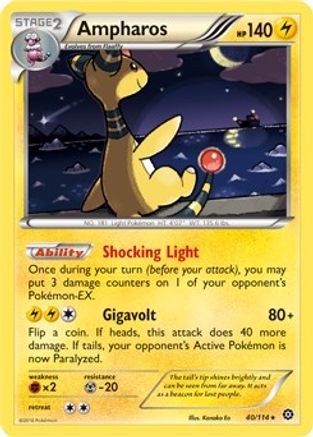 Ampharos (XY Steam Siege) - 40/114 - Deck Exclusives