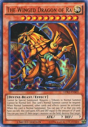 The Winged Dragon of Ra (LDK2-ENS03) - Legendary Decks II Limited