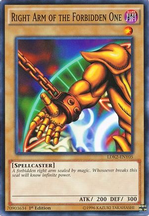 Right Arm of the Forbidden One (LDK2-ENY05) - Legendary Decks II Unlimited