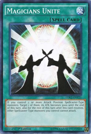 Magicians Unite (LDK2-ENY25) - Legendary Decks II 1st Edition