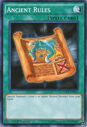 Ancient Rules - LDK2-ENK27 - Legendary Decks II Unlimited
