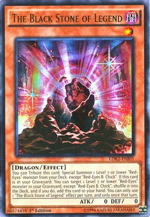 The Black Stone of Legend (LDK2-ENJ05) - Legendary Decks II 1st Edition