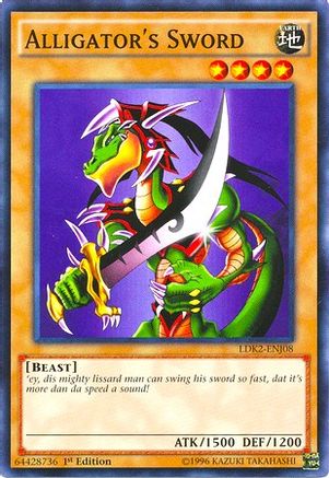 Alligator's Sword (LDK2-ENJ08) - Legendary Decks II Unlimited