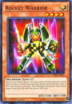 Rocket Warrior (LDK2-ENJ13) - Legendary Decks II 1st Edition