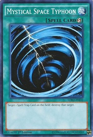 Mystical Space Typhoon (LDK2-ENJ32) - Legendary Decks II 1st Edition