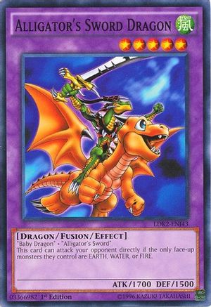Alligator's Sword Dragon - LDK2-ENJ43 - Legendary Decks II 1st Edition