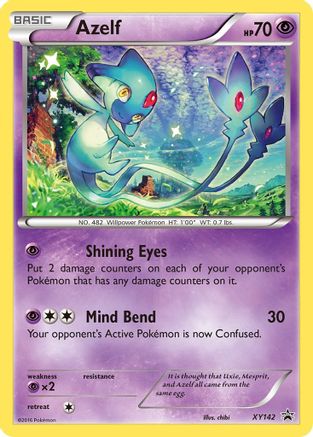 Azelf XY142/211 - XY Black Star Promos Holofoil