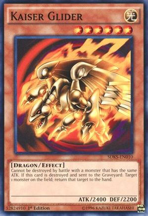 Kaiser Glider (SDKS-EN010) - Structure Deck: Seto Kaiba 1st Edition