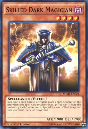 Skilled Dark Magician (SDMY-EN021) - Structure Deck: Yugi Muto 1st Edition